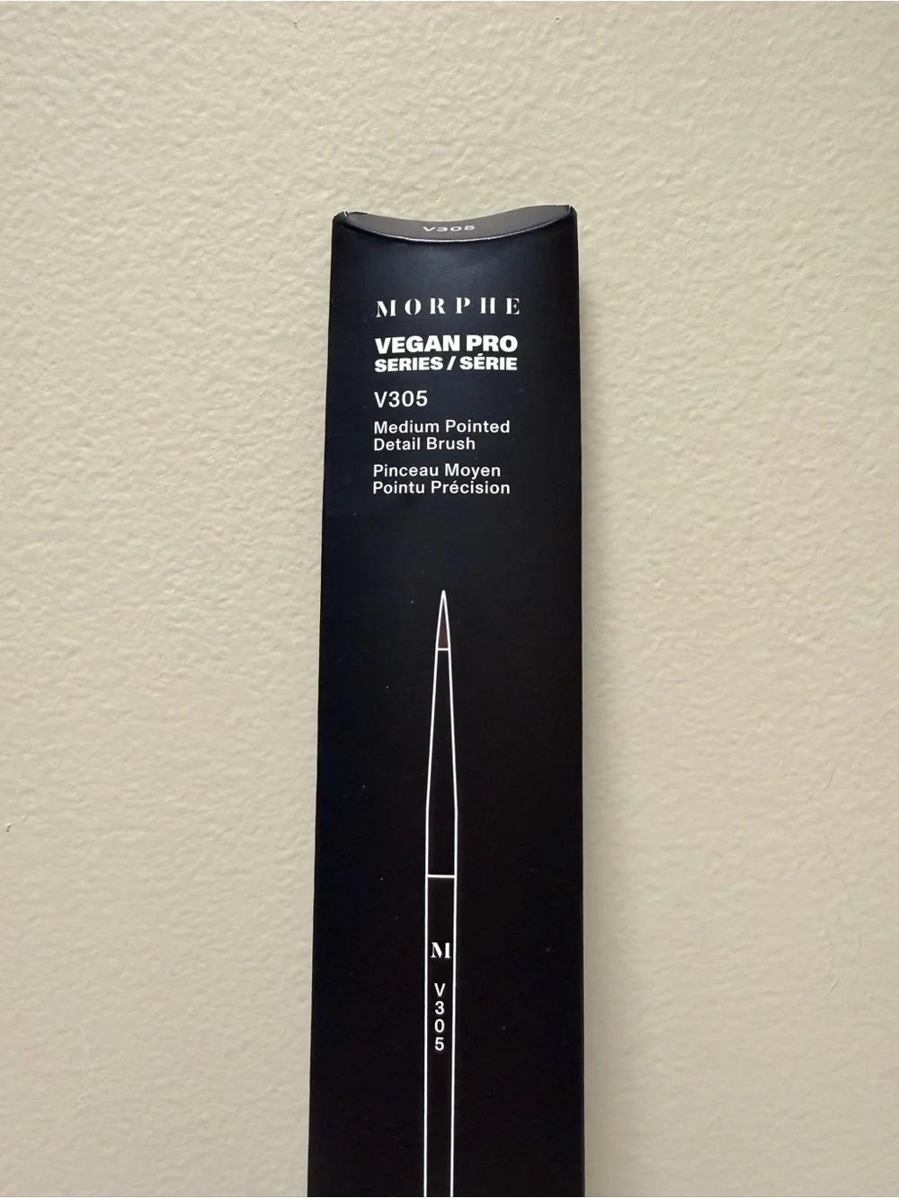 Morphe Vegan Pro V305 Medium Pointed Detail Brush - Black